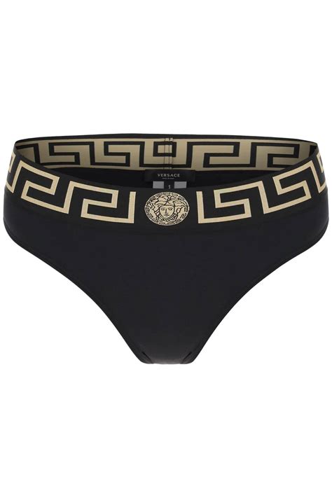 versace bikini fake|Versace greca bikini bottoms.